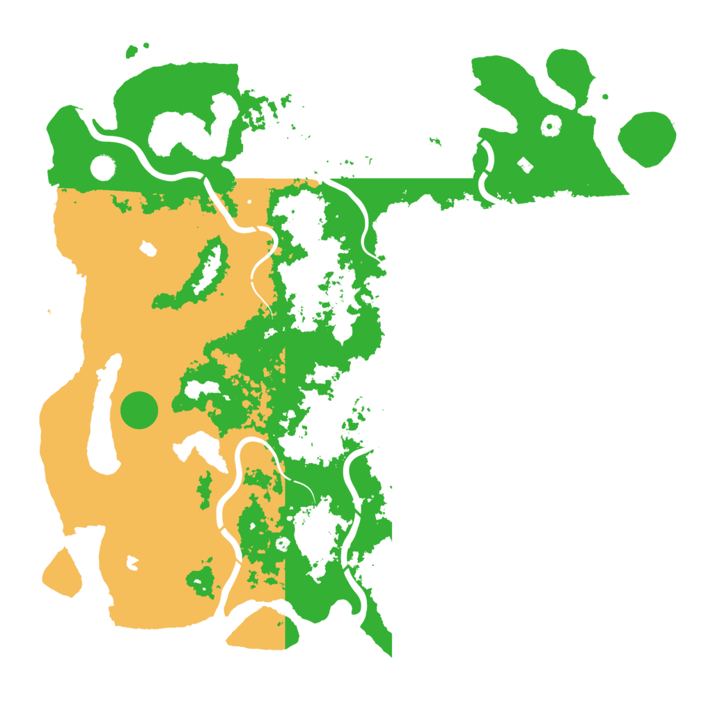 Biome Rust Map: Procedural Map, Size: 5000, Seed: 1052025
