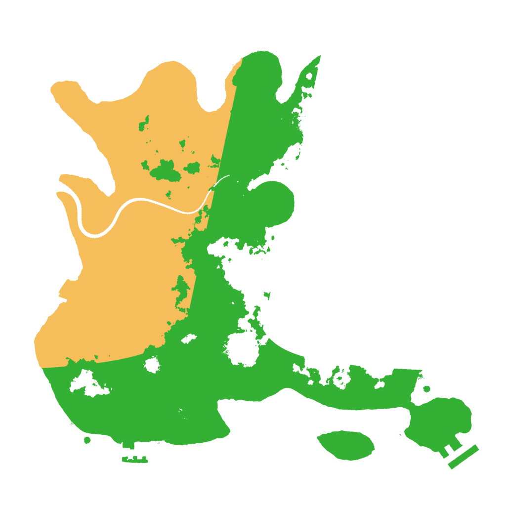 Biome Rust Map: Procedural Map, Size: 3000, Seed: 617819638