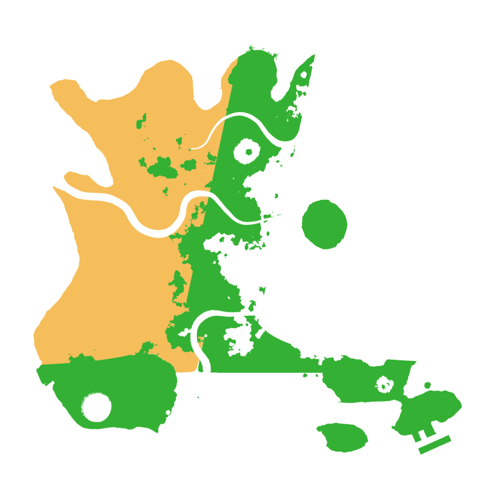 Biome Rust Map: Procedural Map, Size: 3000, Seed: 617819638