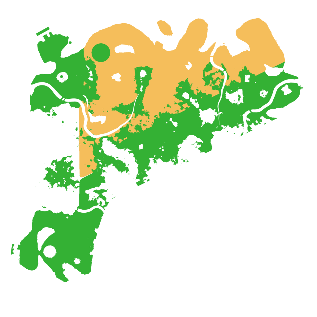 Biome Rust Map: Procedural Map, Size: 4500, Seed: 1731978491