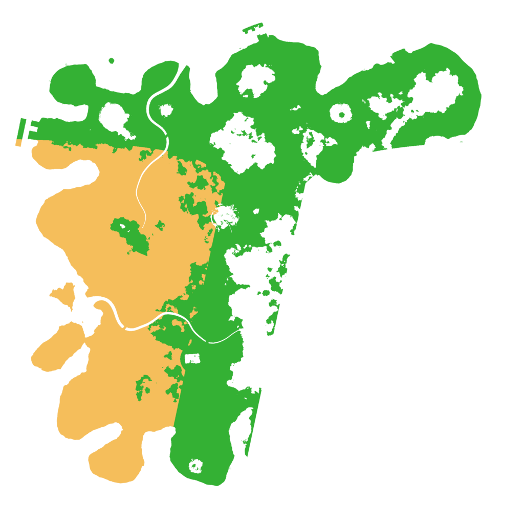 Biome Rust Map: Procedural Map, Size: 3750, Seed: 1354509290