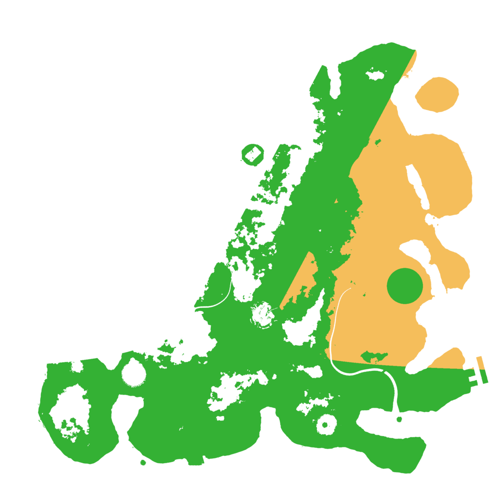 Biome Rust Map: Procedural Map, Size: 3700, Seed: 1085643031