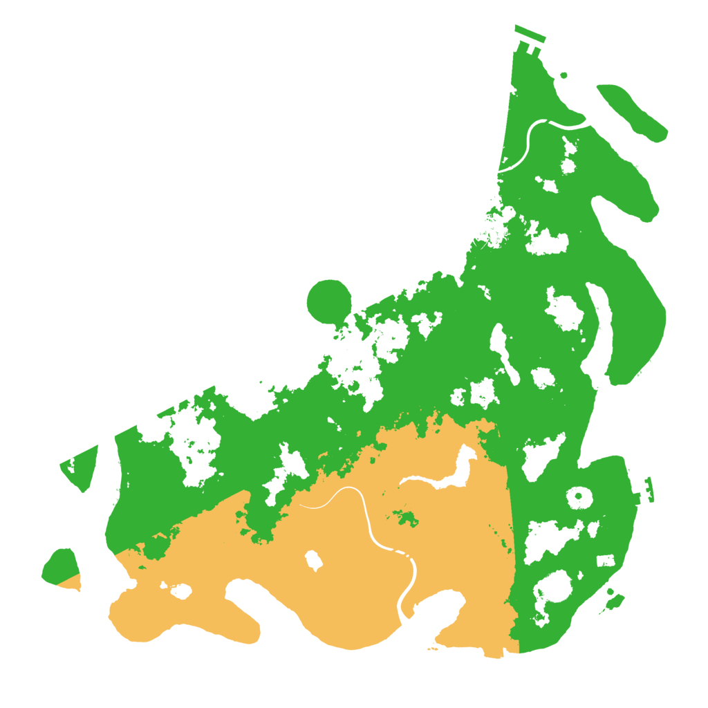 Biome Rust Map: Procedural Map, Size: 4250, Seed: 272788742