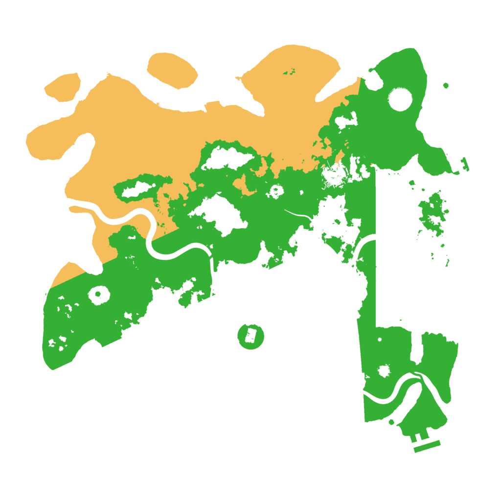 Biome Rust Map: Procedural Map, Size: 3750, Seed: 891836615