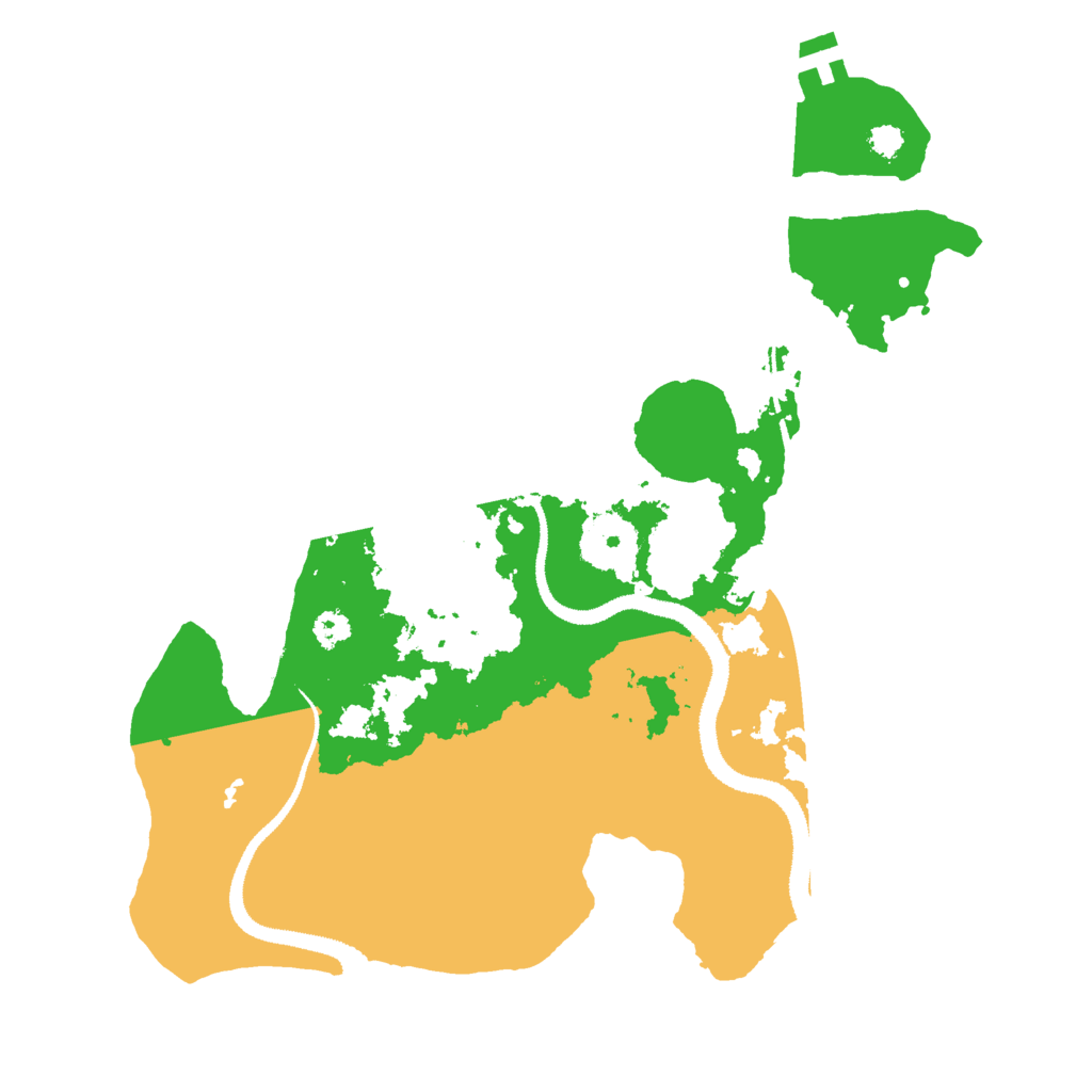 Biome Rust Map: Procedural Map, Size: 3000, Seed: 1202042855