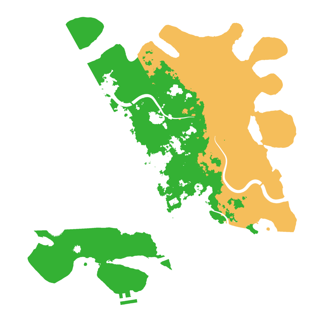 Biome Rust Map: Procedural Map, Size: 3750, Seed: 649861369