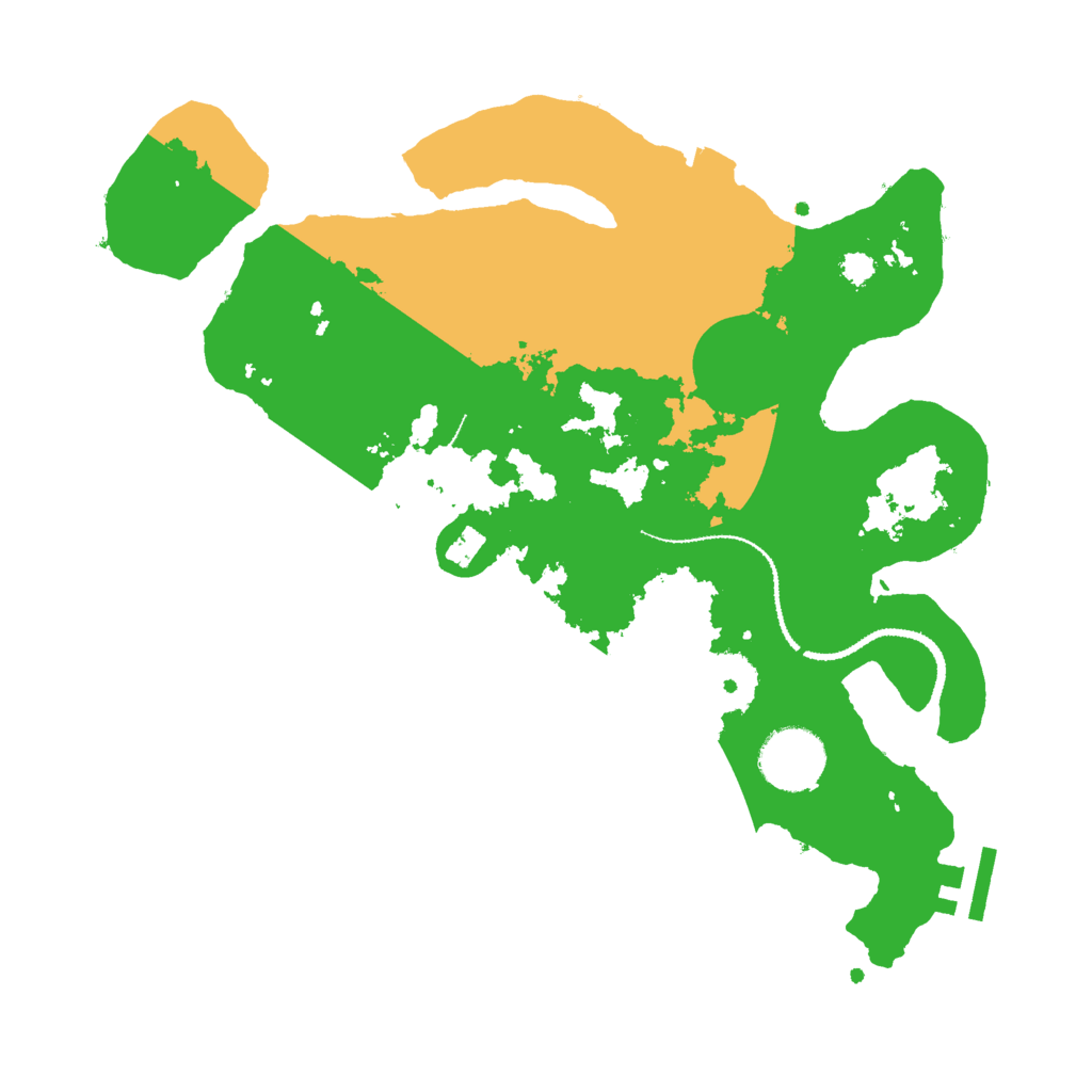 Biome Rust Map: Procedural Map, Size: 3000, Seed: 1957176707