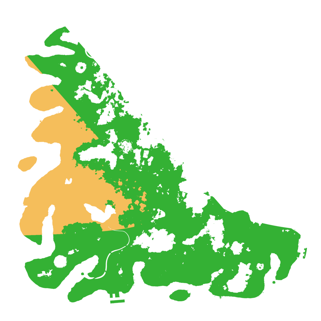 Biome Rust Map: Procedural Map, Size: 4500, Seed: 523097841