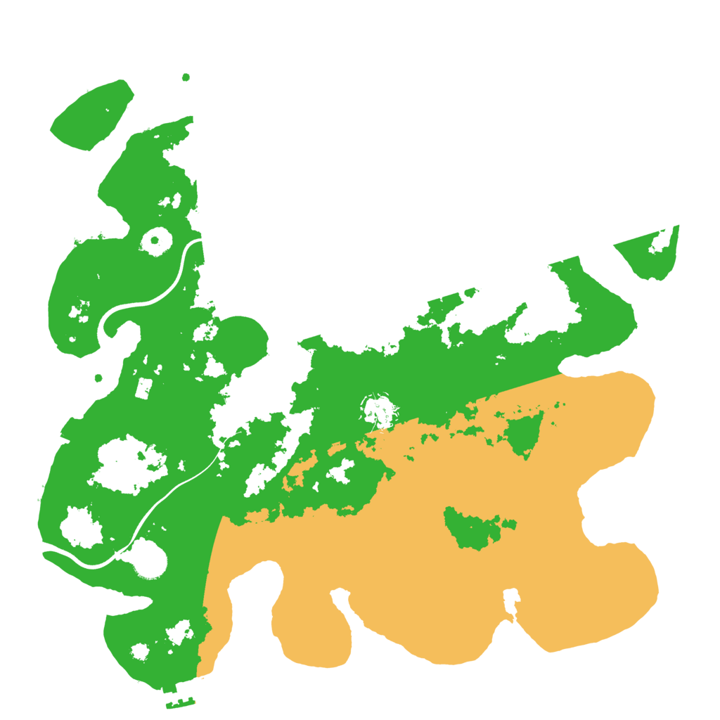 Biome Rust Map: Procedural Map, Size: 3700, Seed: 2011962955