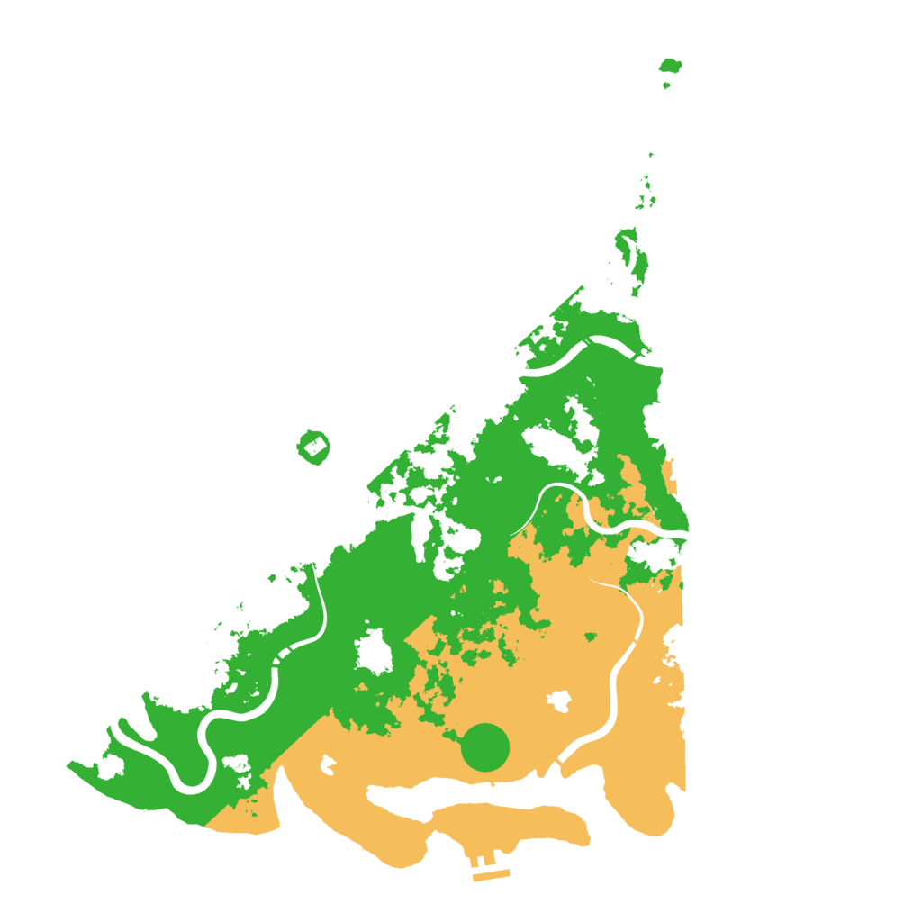 Biome Rust Map: Procedural Map, Size: 5000, Seed: 85596401