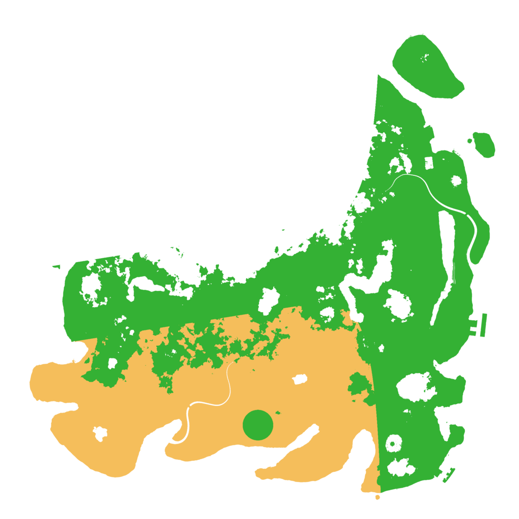 Biome Rust Map: Procedural Map, Size: 4500, Seed: 387524559