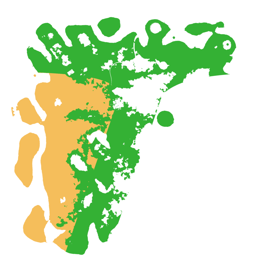 Biome Rust Map: Procedural Map, Size: 4500, Seed: 1158885127