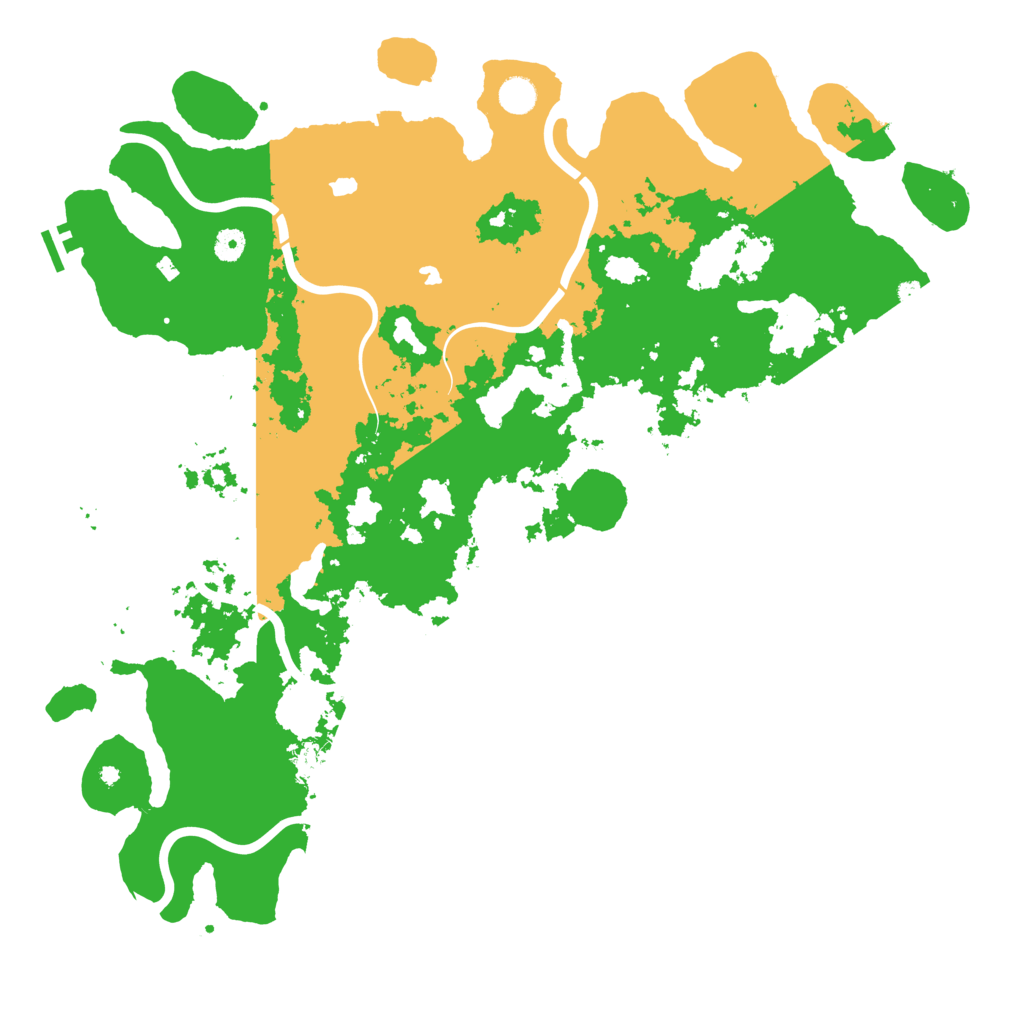 Biome Rust Map: Procedural Map, Size: 4800, Seed: 1867238502