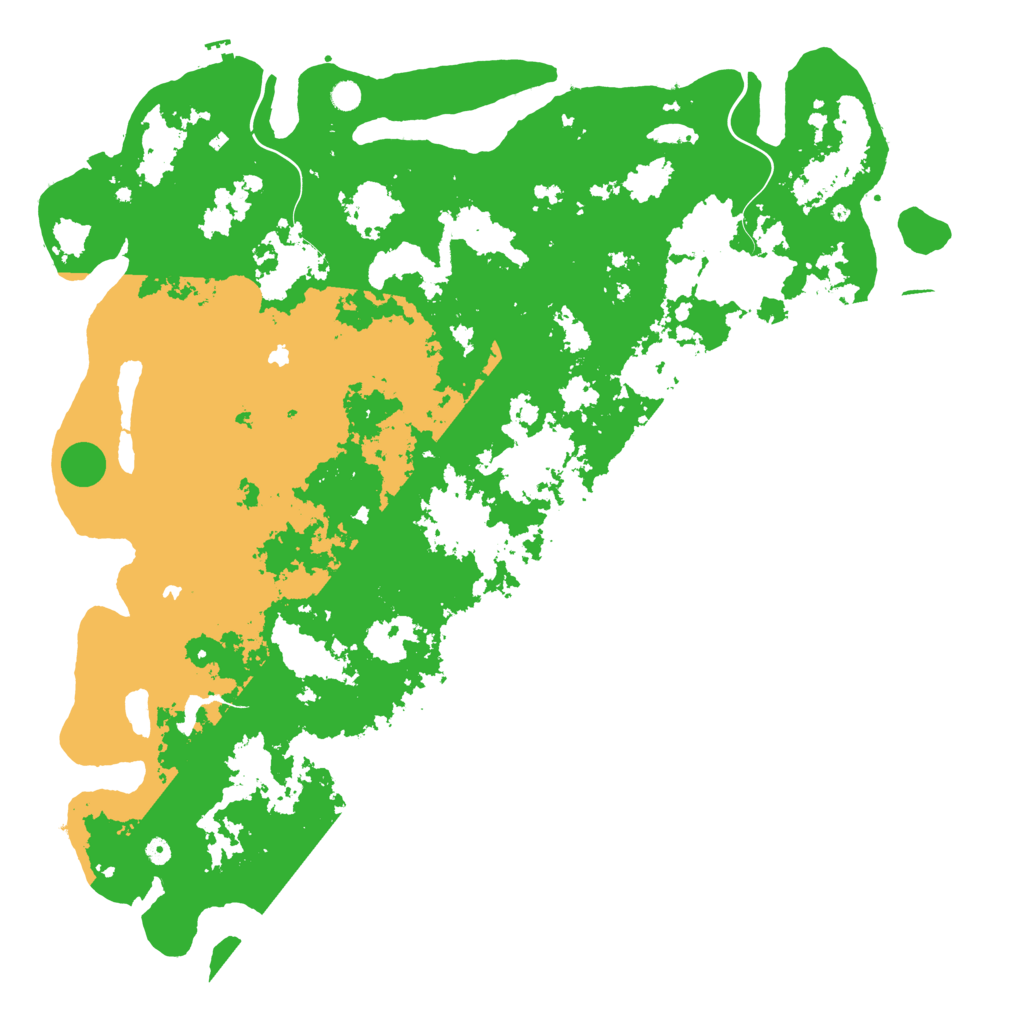 Biome Rust Map: Procedural Map, Size: 6000, Seed: 739274975