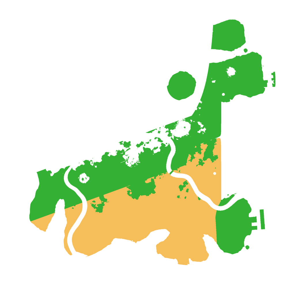 Biome Rust Map: Procedural Map, Size: 3000, Seed: 8079