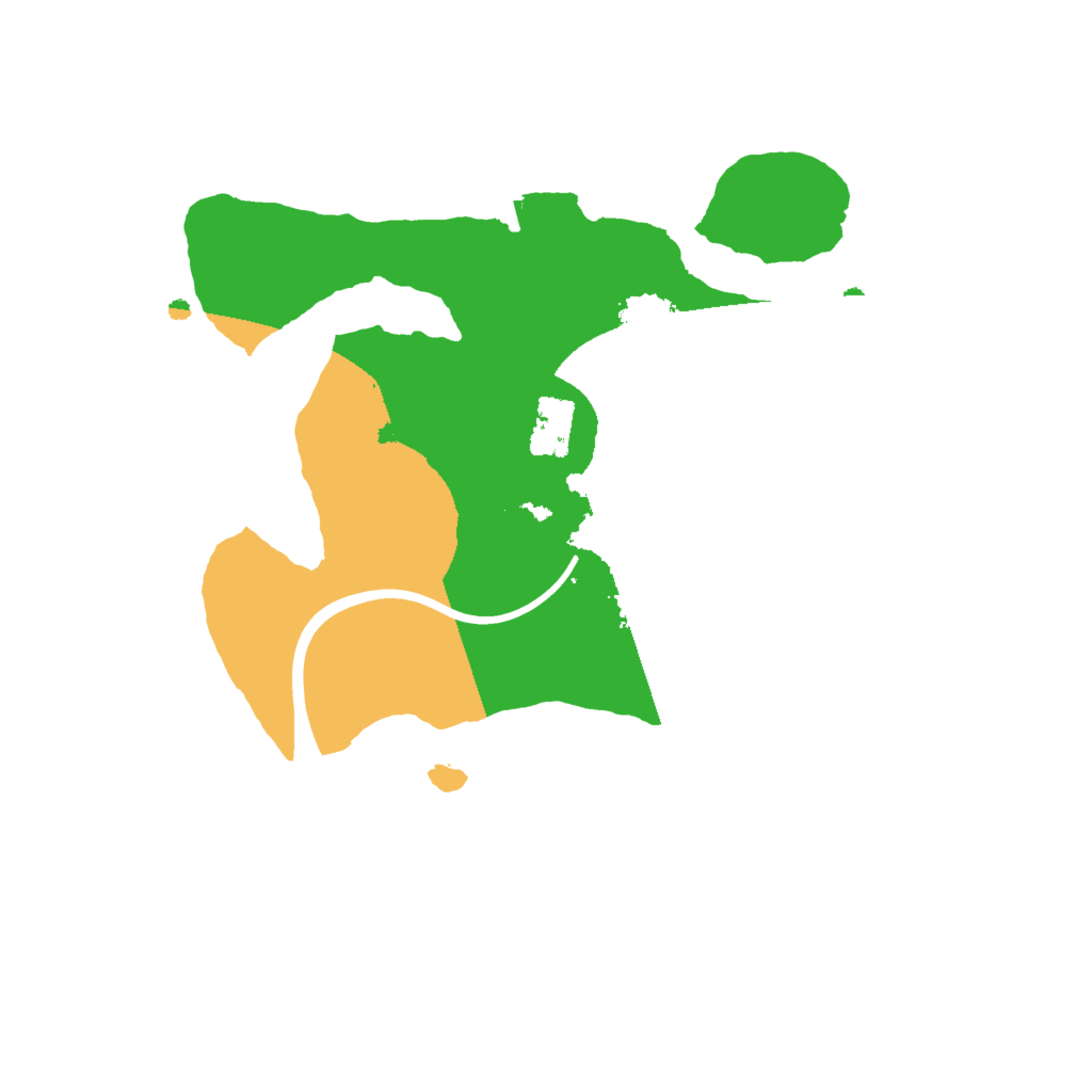 Biome Rust Map: Procedural Map, Size: 2000, Seed: 52358285