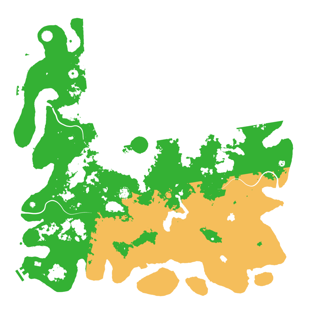 Biome Rust Map: Procedural Map, Size: 5000, Seed: 1987539637