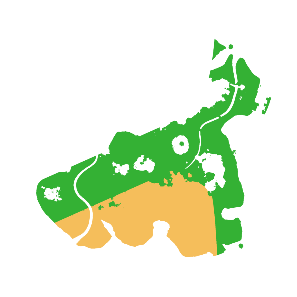 Biome Rust Map: Procedural Map, Size: 2500, Seed: 1679