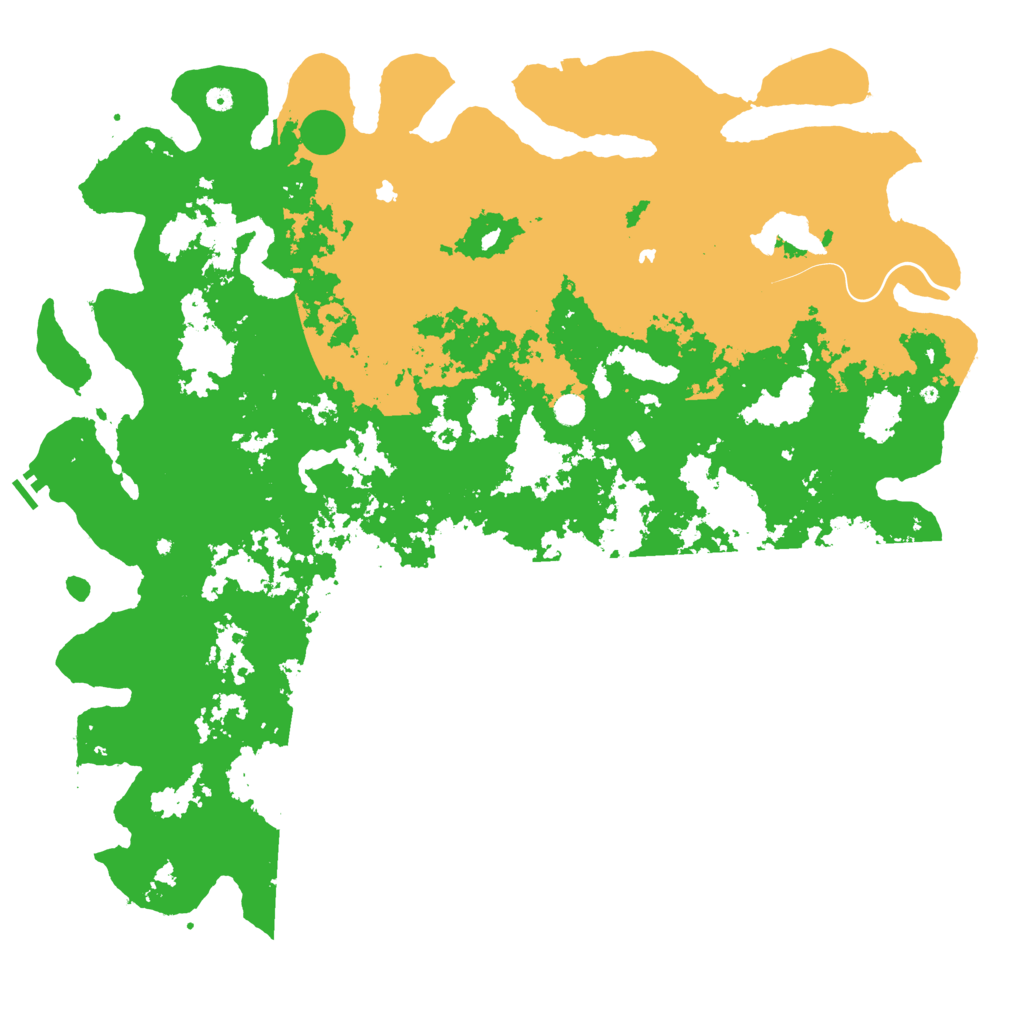 Biome Rust Map: Procedural Map, Size: 6000, Seed: 12312332