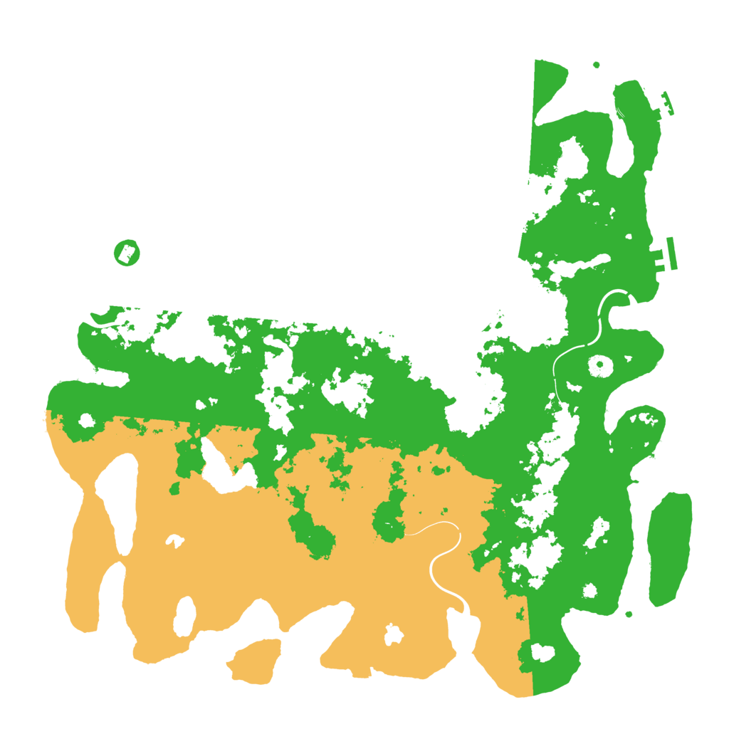 Biome Rust Map: Procedural Map, Size: 4500, Seed: 254475189