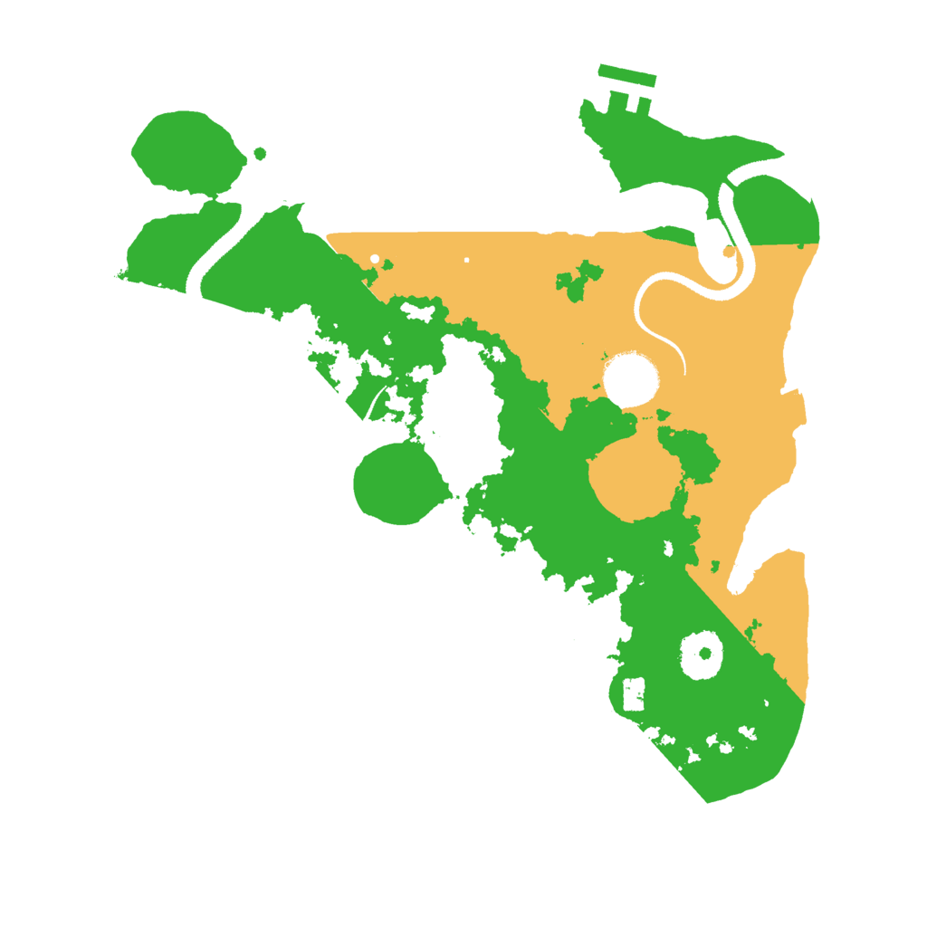 Biome Rust Map: Procedural Map, Size: 3000, Seed: 9192