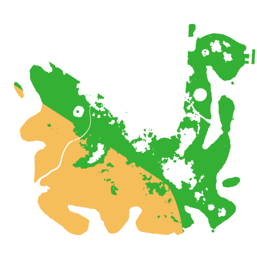 Biome Rust Map: Procedural Map, Size: 3500, Seed: 243781640