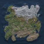 Thumbnail Rust Map: Procedural Map, Size: 3500, Seed: 339722442, 14 Monuments