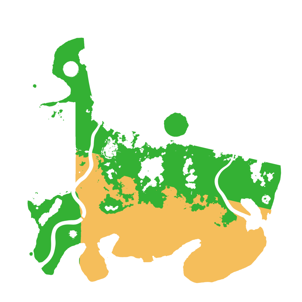 Biome Rust Map: Procedural Map, Size: 3500, Seed: 339722442