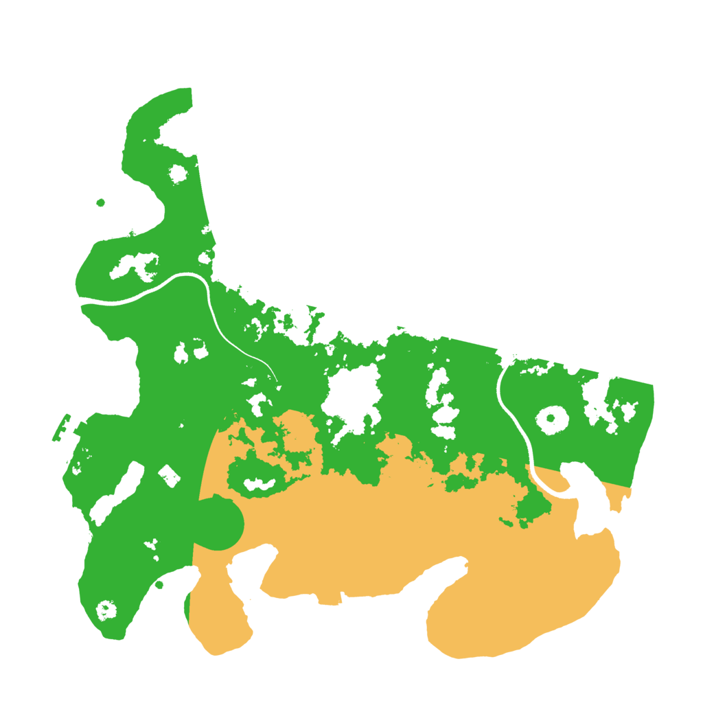 Biome Rust Map: Procedural Map, Size: 3500, Seed: 339722442