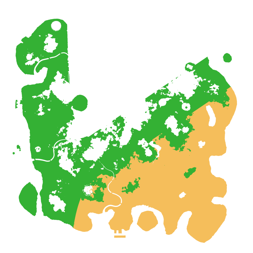 Biome Rust Map: Procedural Map, Size: 4500, Seed: 502857014