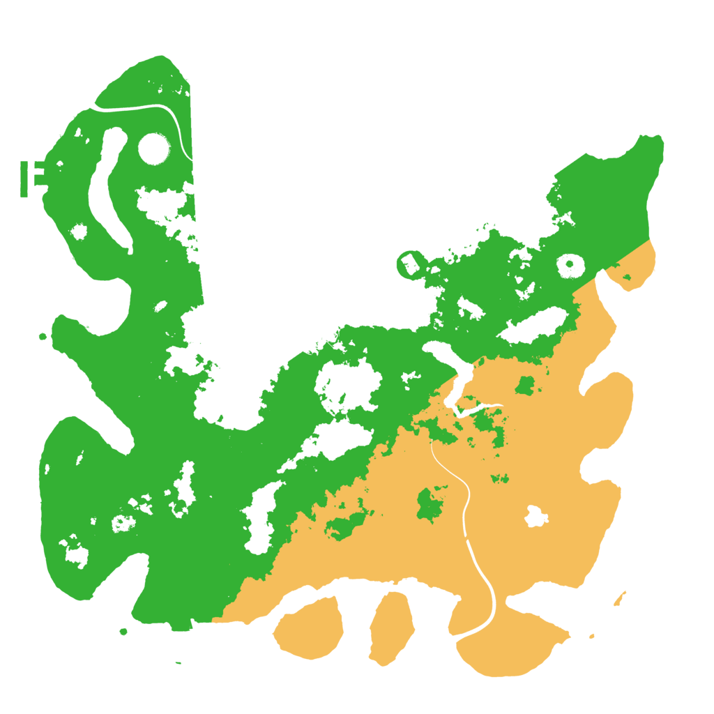 Biome Rust Map: Procedural Map, Size: 4000, Seed: 20250503