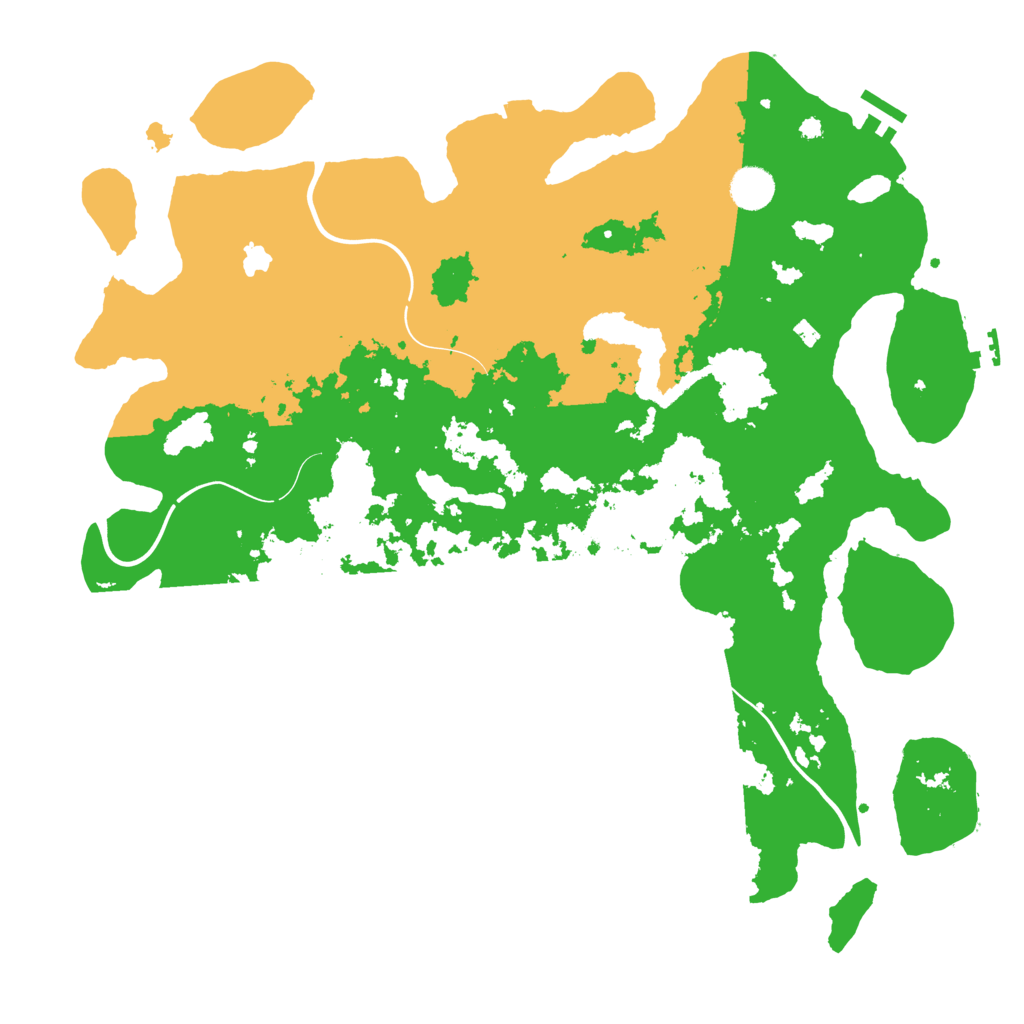 Biome Rust Map: Procedural Map, Size: 4200, Seed: 2058965948