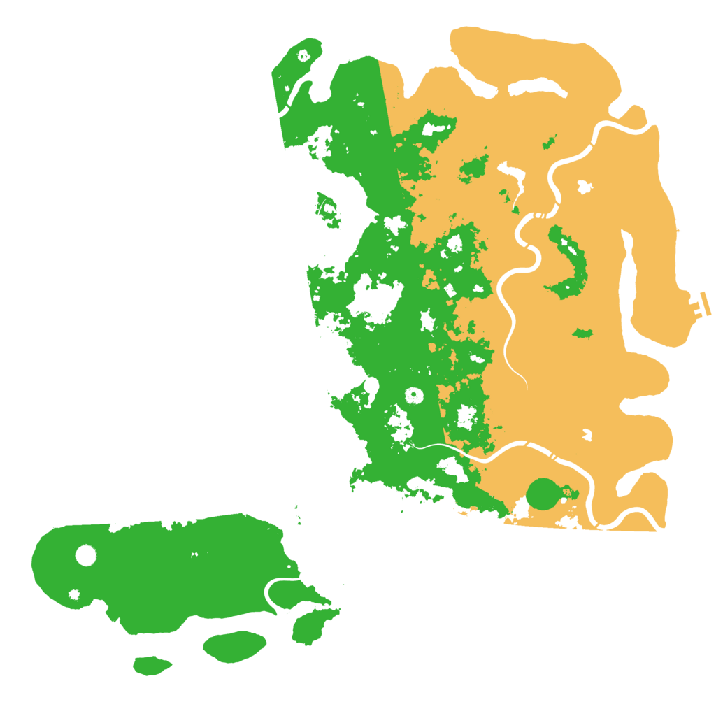 Biome Rust Map: Procedural Map, Size: 6000, Seed: 1571469581
