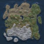 Thumbnail Rust Map: Procedural Map, Size: 4000, Seed: 455535022, 13 Monuments