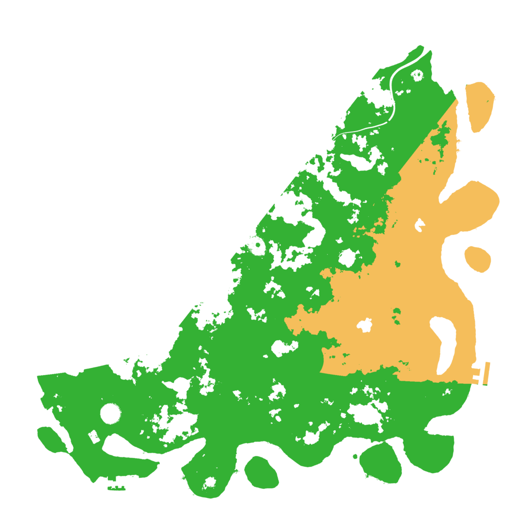 Biome Rust Map: Procedural Map, Size: 4500, Seed: 146830033