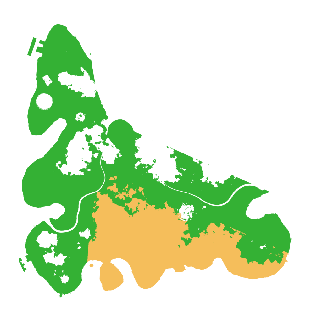 Biome Rust Map: Procedural Map, Size: 3500, Seed: 938830983