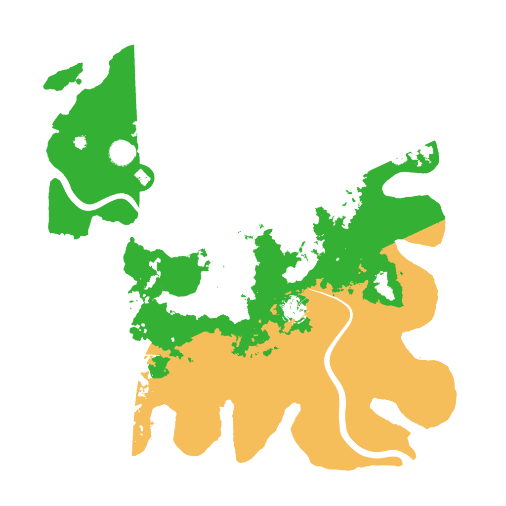 Biome Rust Map: Procedural Map, Size: 3500, Seed: 1459349708