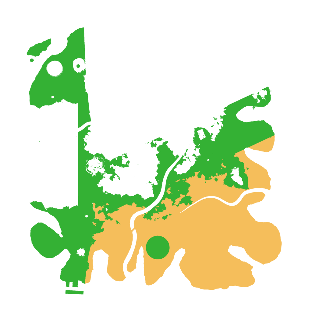 Biome Rust Map: Procedural Map, Size: 3500, Seed: 1459349708