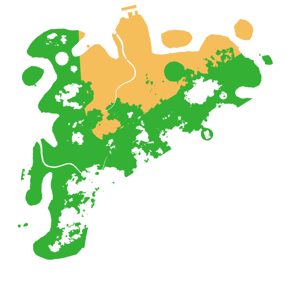 Biome Rust Map: Procedural Map, Size: 3900, Seed: 1421652276