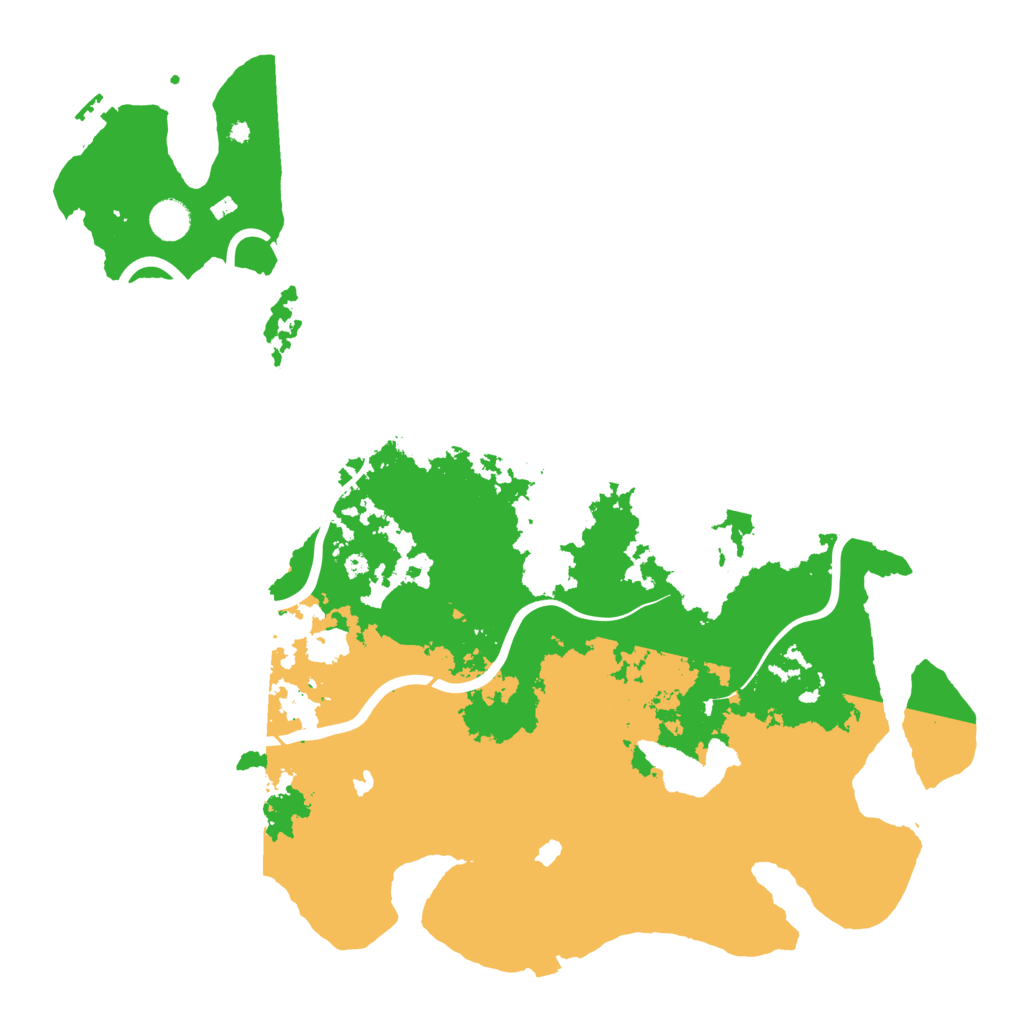 Biome Rust Map: Procedural Map, Size: 4500, Seed: 1843214302