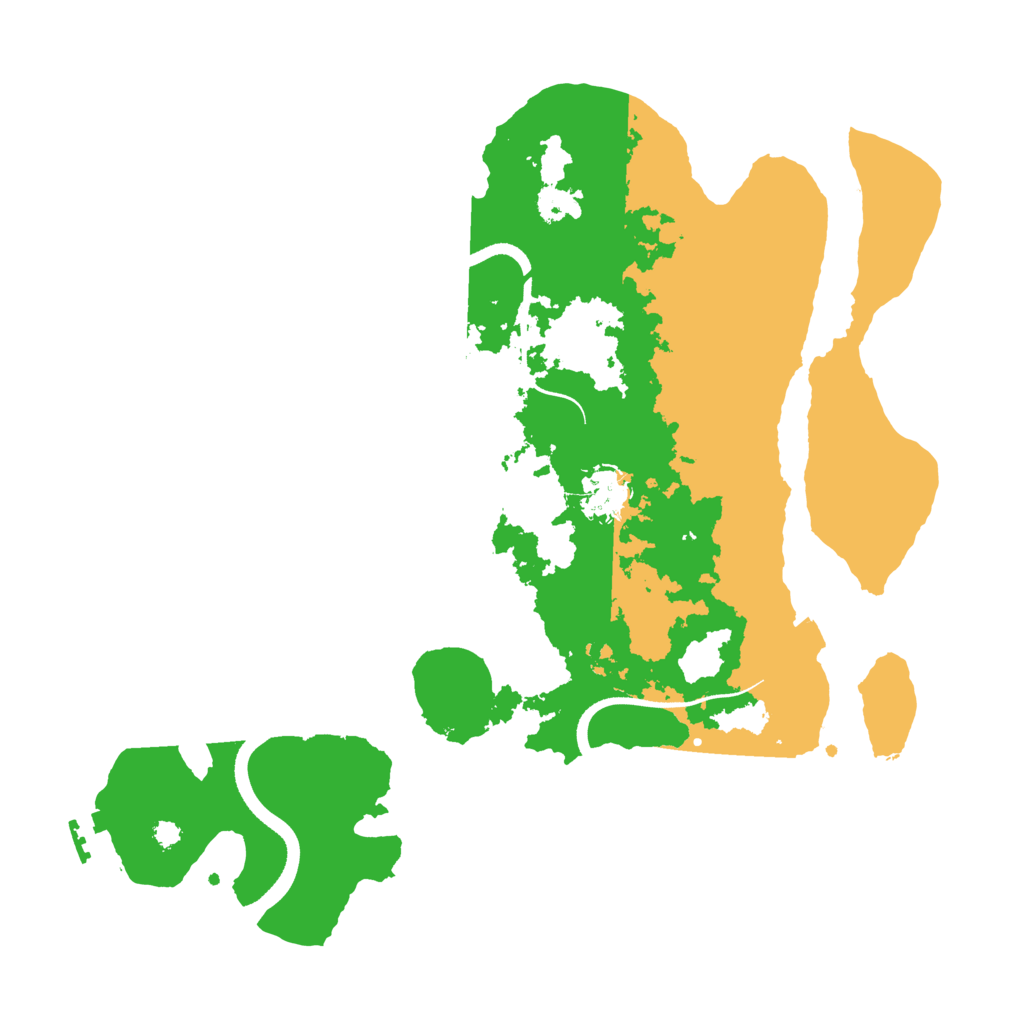 Biome Rust Map: Procedural Map, Size: 3500, Seed: 647263950