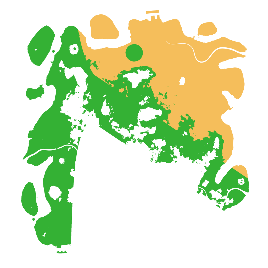 Biome Rust Map: Procedural Map, Size: 4096, Seed: 66535037