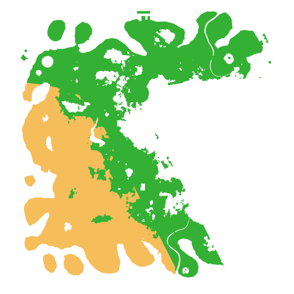 Biome Rust Map: Procedural Map, Size: 4500, Seed: 10221963