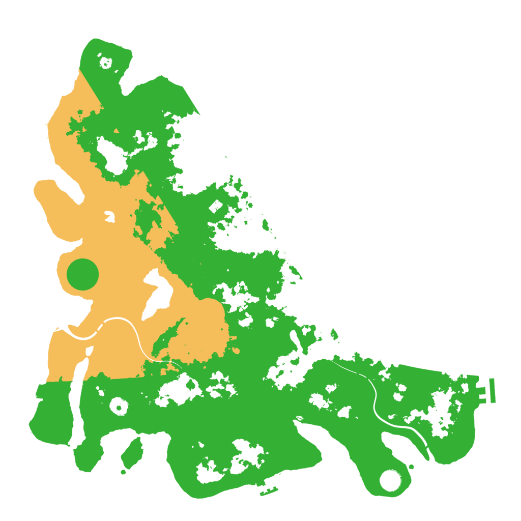 Biome Rust Map: Procedural Map, Size: 4300, Seed: 1854384990
