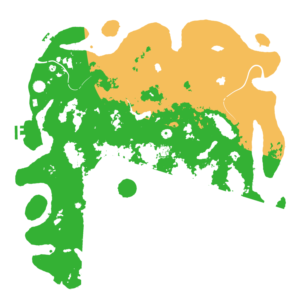 Biome Rust Map: Procedural Map, Size: 4500, Seed: 1872155718