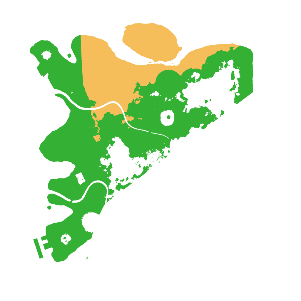 Biome Rust Map: Procedural Map, Size: 3000, Seed: 24630