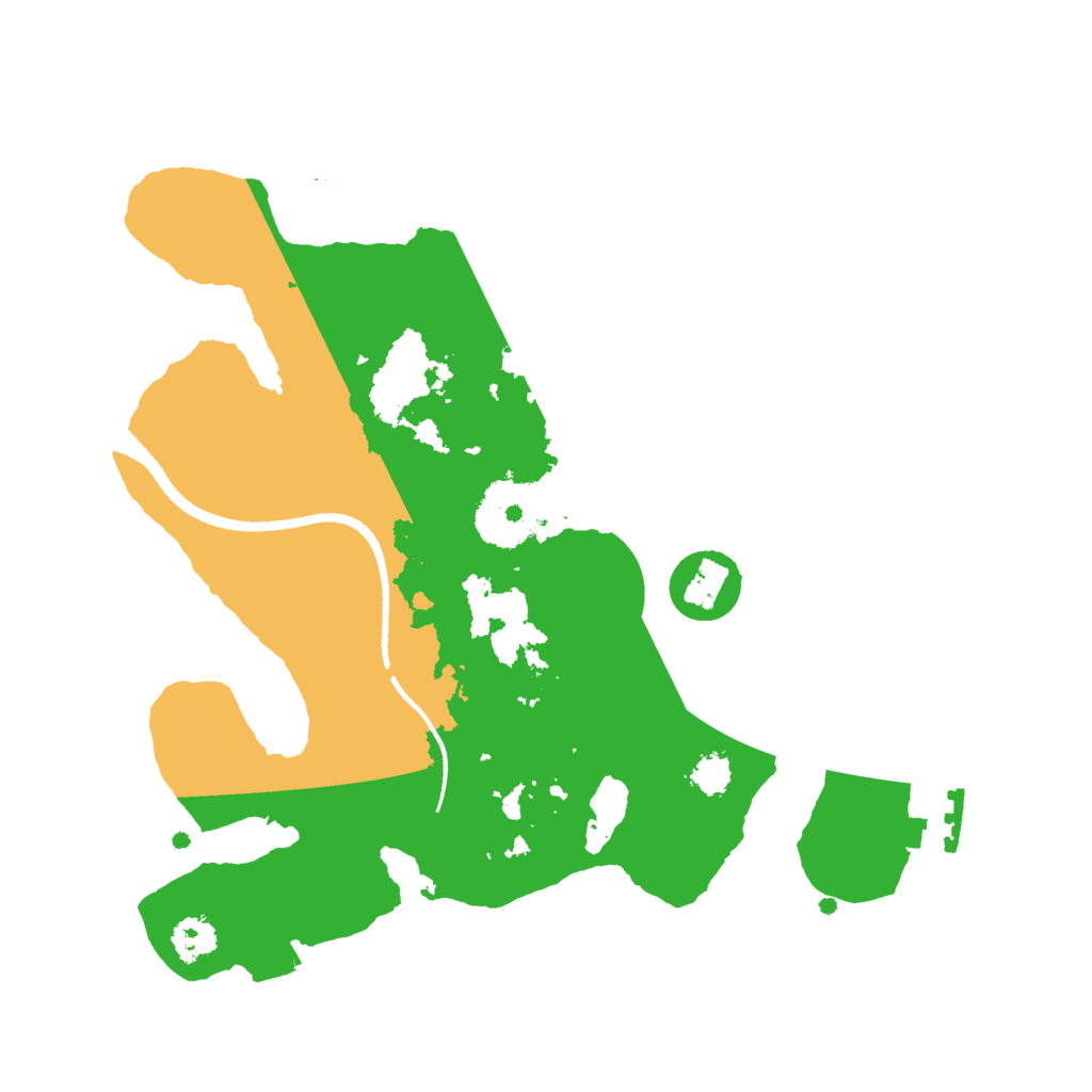 Biome Rust Map: Procedural Map, Size: 2500, Seed: 779118408