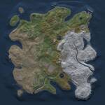 Thumbnail Rust Map: Procedural Map, Size: 3500, Seed: 1122215668, 13 Monuments
