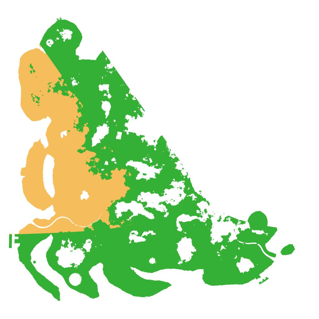 Biome Rust Map: Procedural Map, Size: 4500, Seed: 1806562092