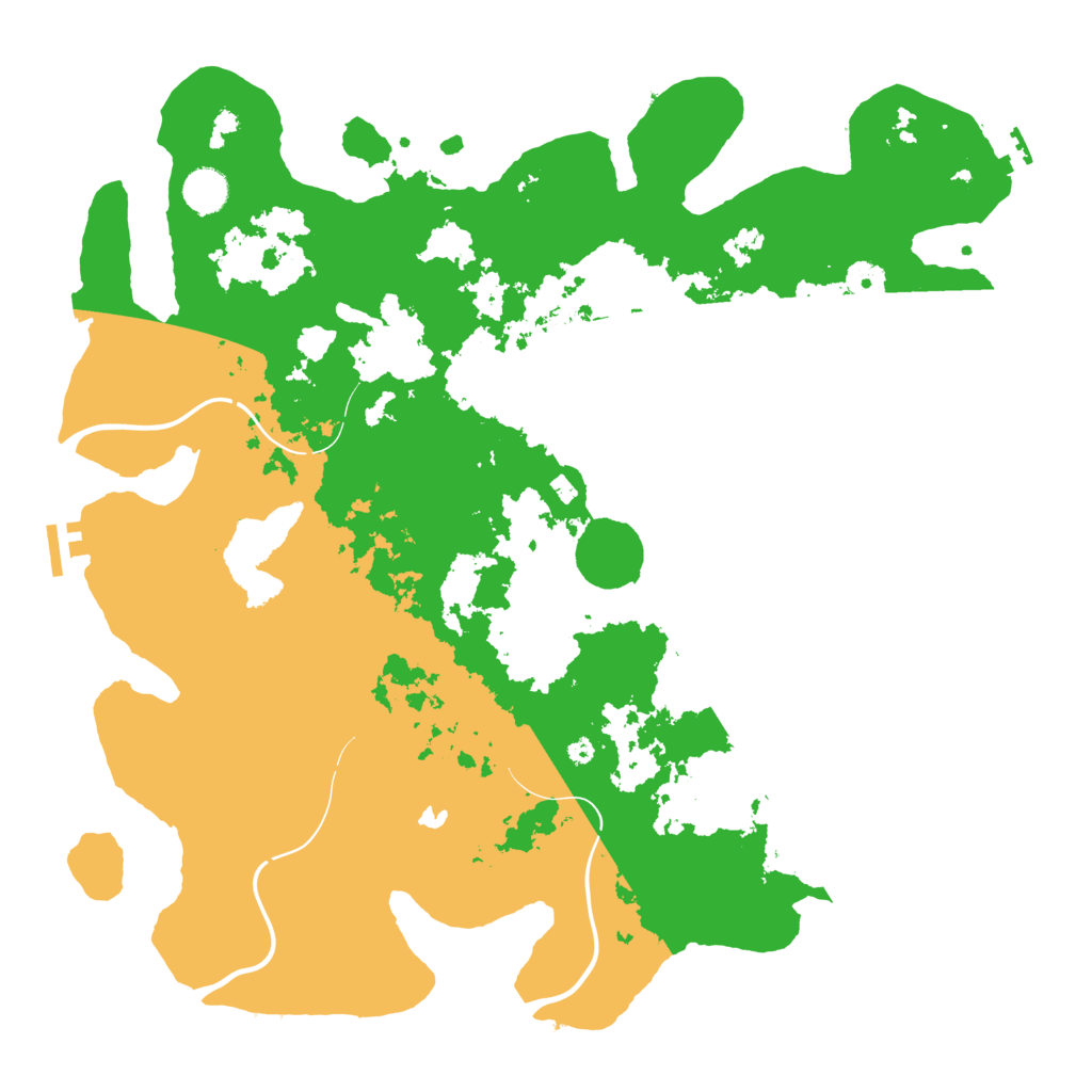Biome Rust Map: Procedural Map, Size: 4250, Seed: 683442833